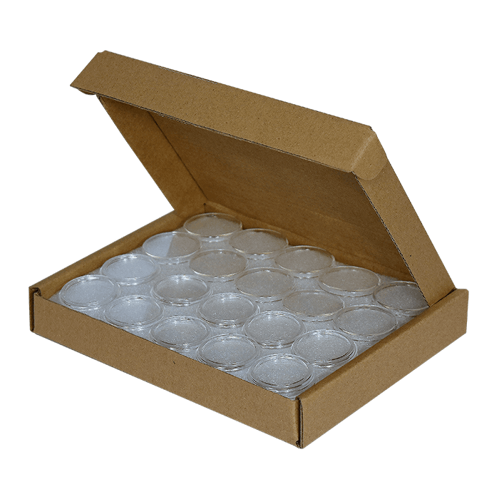 Quarter 24.3mm Direct-Fit EvoCore coin holders - (S dia) / 50 per box.
