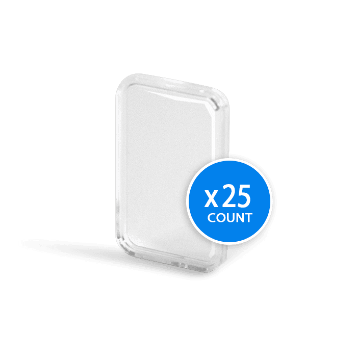 1 oz Silver Bar Direct-Fit EvoCore Coin Capsules - 25 per box. - alternate view 2