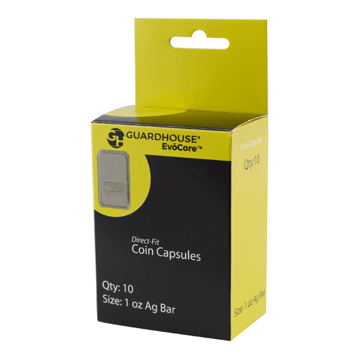 1 oz Silver Bar Direct-Fit EvoCore holders - 10 Pack
