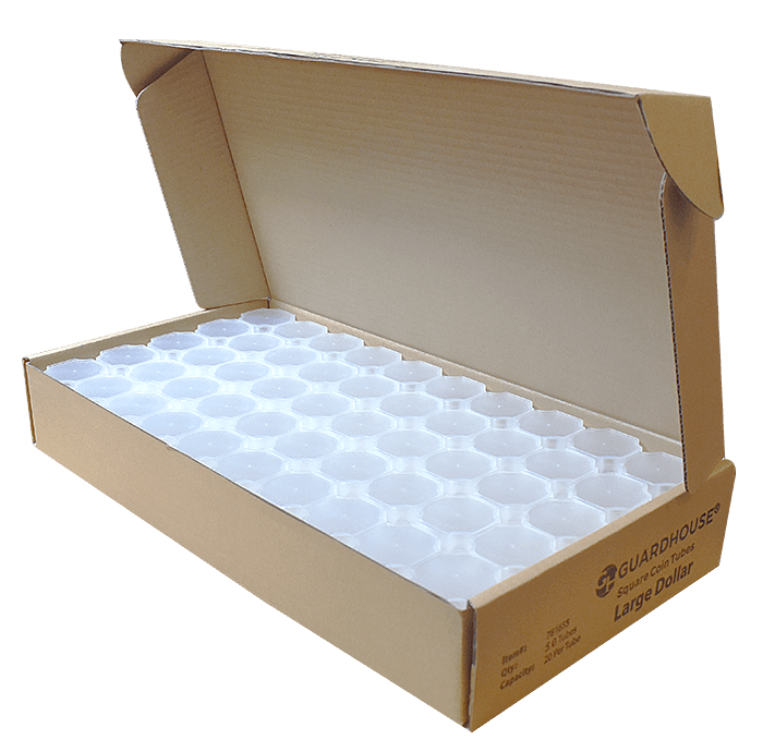 Guardhouse Large Dollar Coin Tube-50 Pack