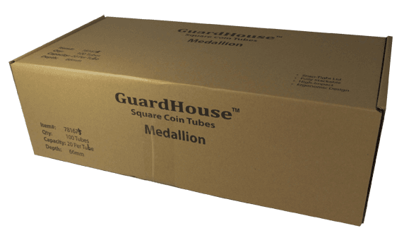 Guardhouse Medallion Coin Tube - H66-100 Pack - alternate view 1