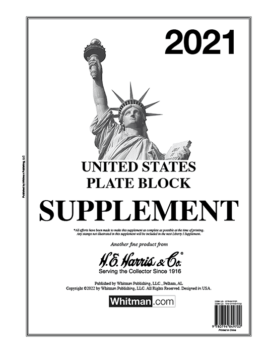 2021 Plate Block Supplement