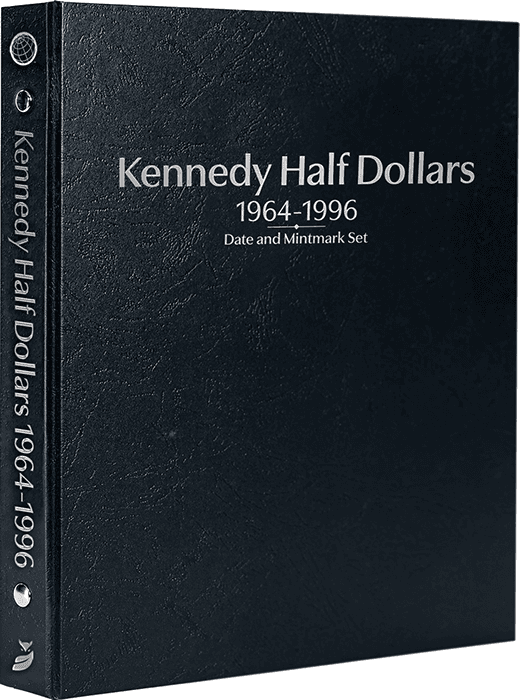 Kennedy Half Dollars 1964-1996, Date & Mintmark Set P, D & S (Black)
