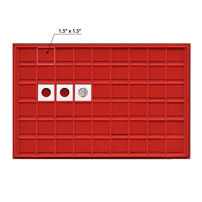 Horizontal Mini Display Tray (54 Slots) - alternate view 1
