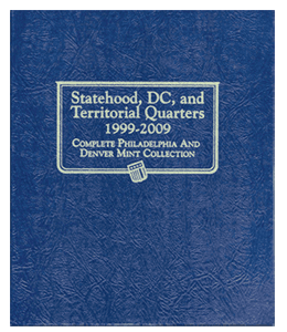 Statehood Quarters Album, 1999-2009, P&D with U.S. Territories and District of Columbia