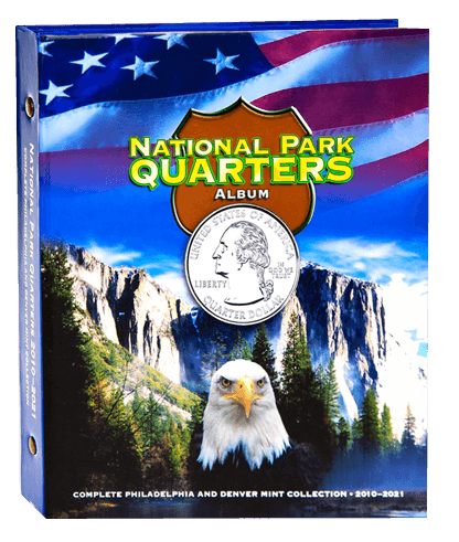 National Park Quarters Full Color Album P&D Mints