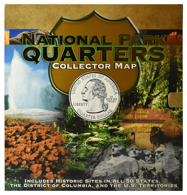 National Park Quarters Foam Map