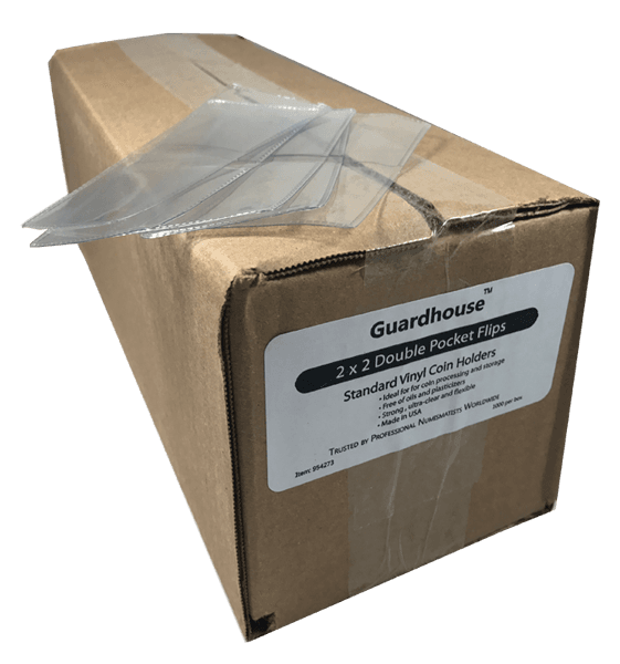 2x2 Coin Flip - Soft Vinyl Bulk/1000 Box