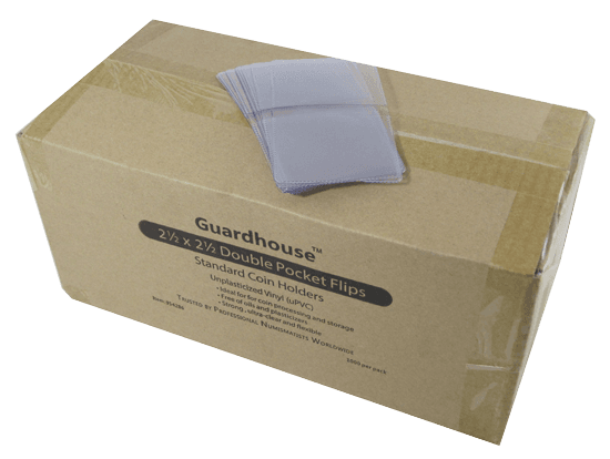 2.5x2.5 Coin Flip Unplasticized Bulk - 1000/Box