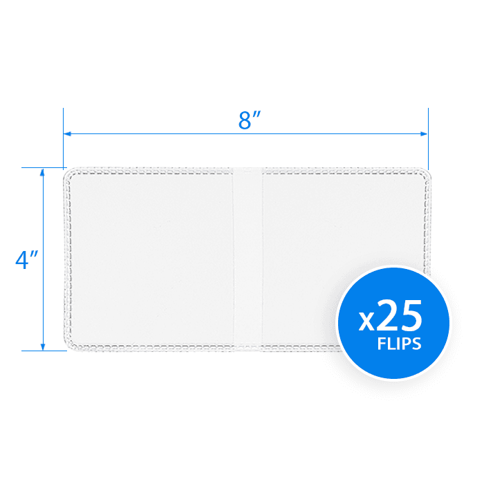 4 x 4 Coin Flip - Unplasticized 25 Pack - alternate view 2