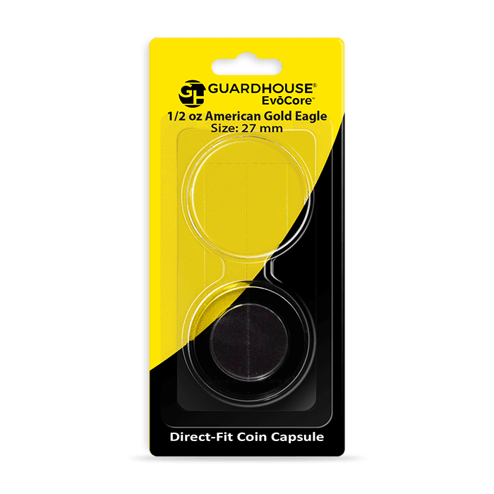 1/2 oz American Gold Eagle Direct Fit EvoCore Capsule - Retail Card