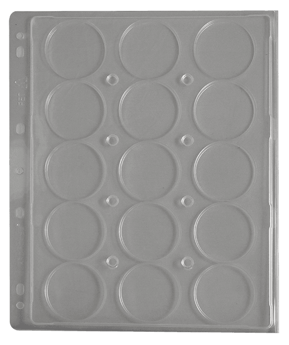 Coin Capsule Page - Extra Large (PET Vac Form) - alternate view 2