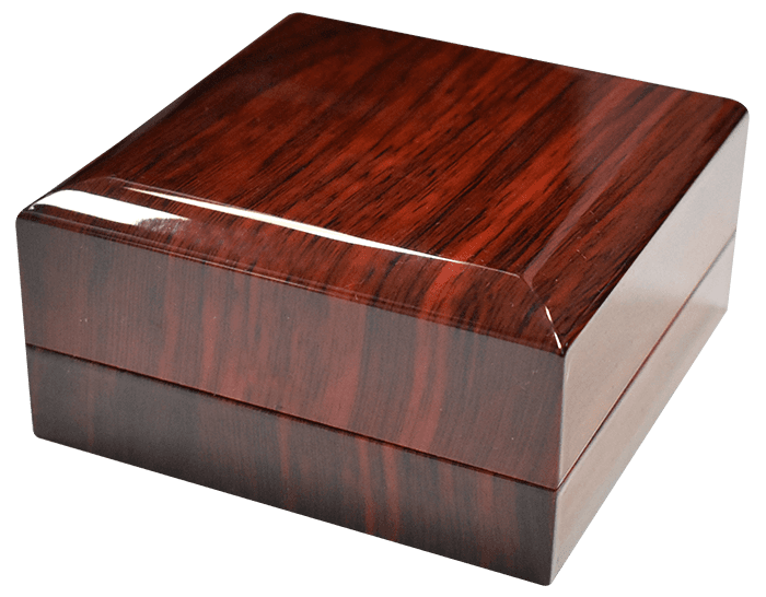 L Capsule Box with Faux Wood Grain Finish - alternate view 1