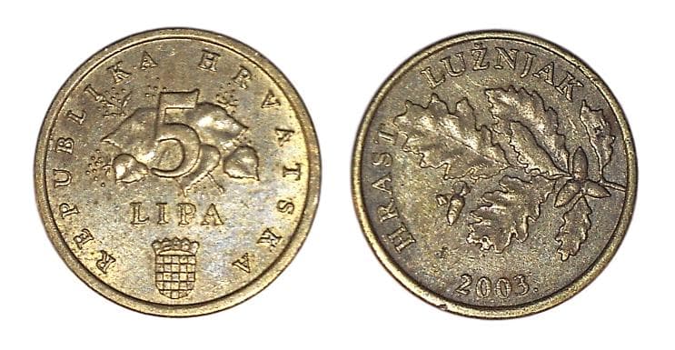 Croatia KM5(C) 5 Lipa β Lot of 150 representative product image
