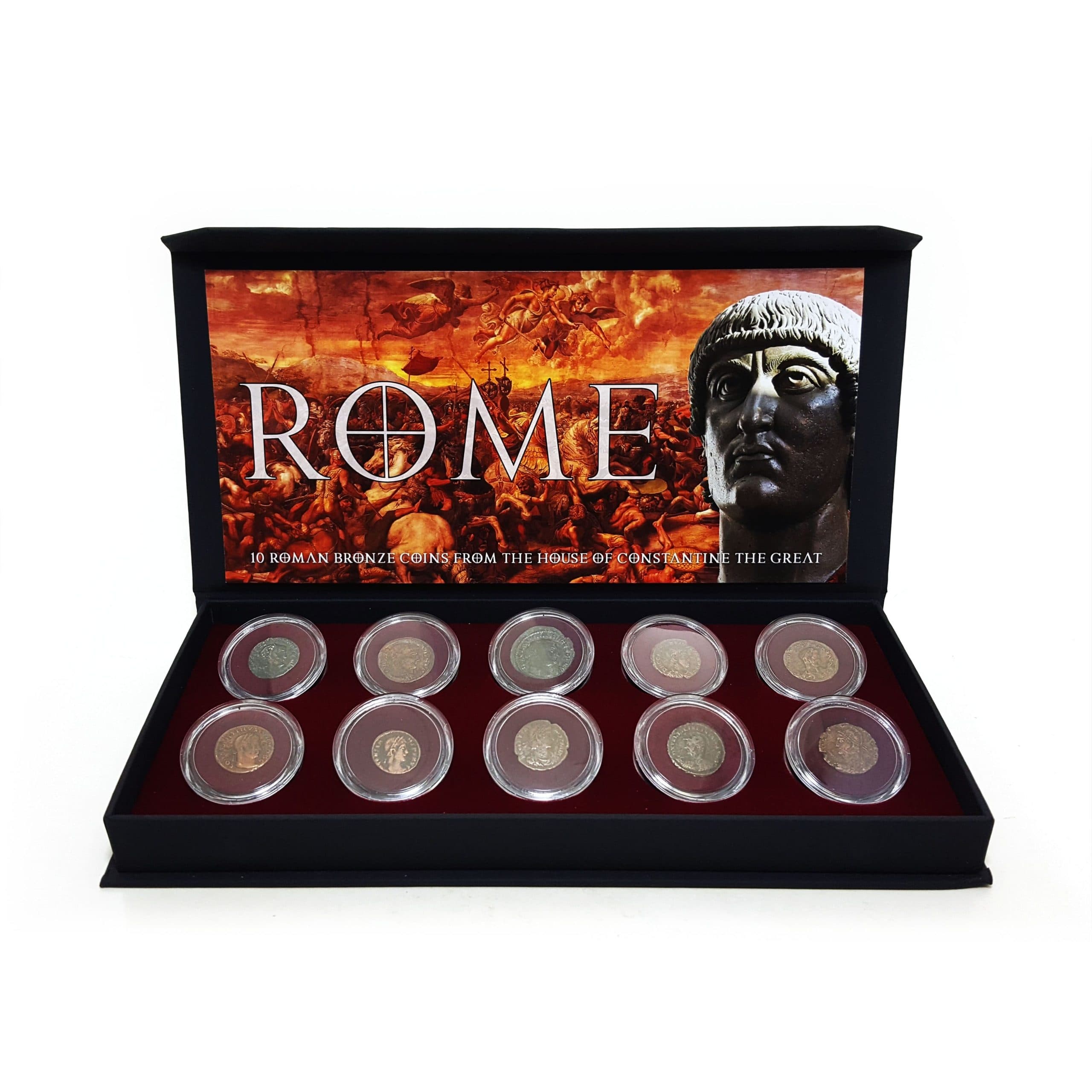 House of Constantine: A Collection of 10 Roman Bronze Coins representative product image
