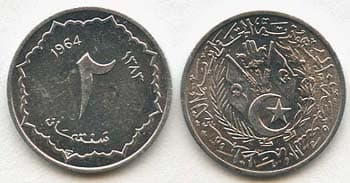 Algeria KM95(U) 2 Centimes β Lot of 20 representative product image