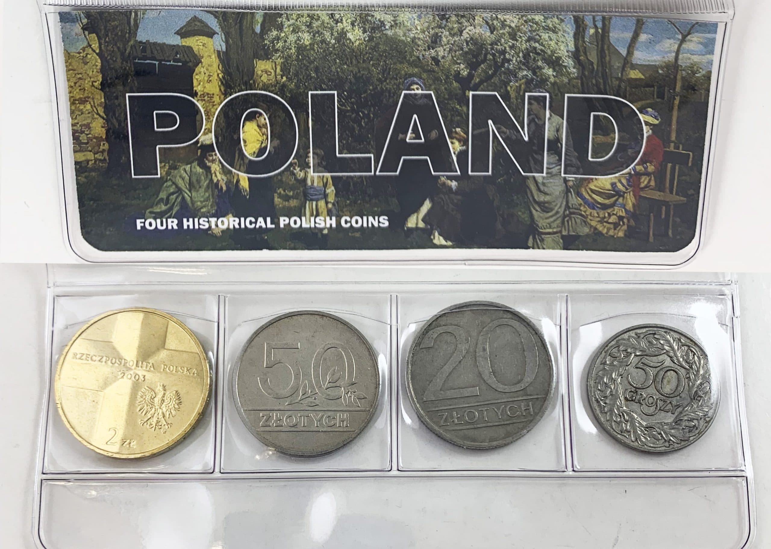 Poland: Four Historical Polish Coins (mini) representative product image