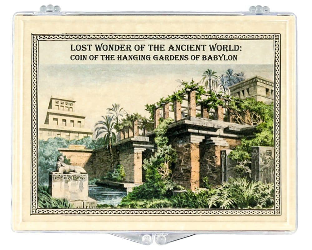 Lost Wonder of the Ancient World Coin of the Hanging Gardens of Babylon (Clear Box) representative product image
