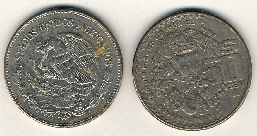 Mexico KM490(VF) 50 Pesos 1982-84 β Lot of 25 representative product image