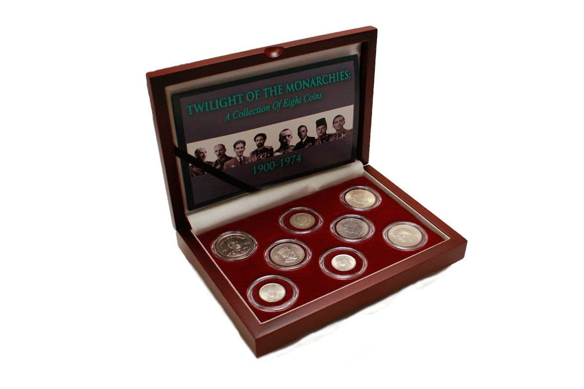 Twilight of the Monarchies Box: A Collection of 8 Coins (Eight-Coin Box) representative product image