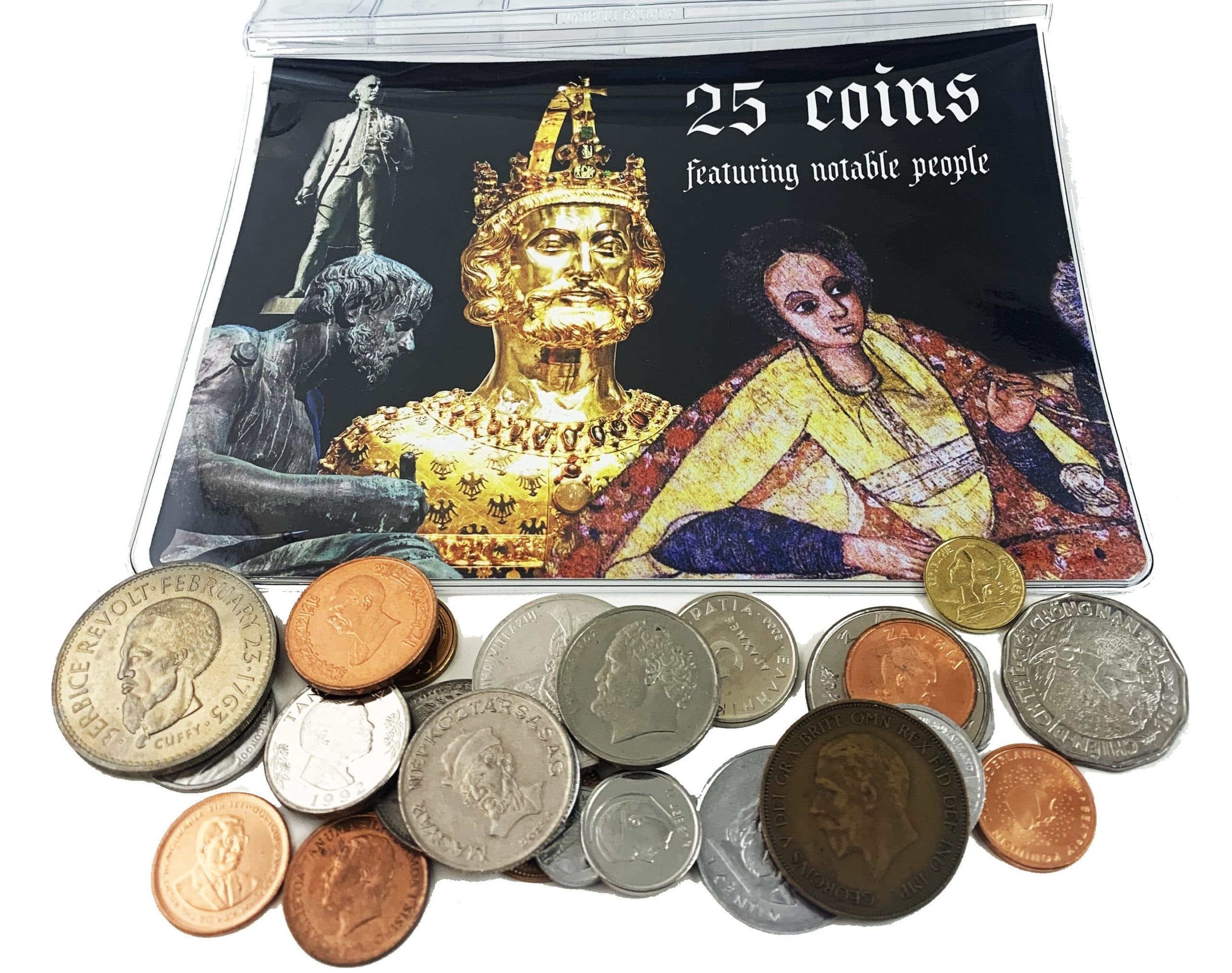 25 Notable People (25 Coin Set) (F-U) representative product image