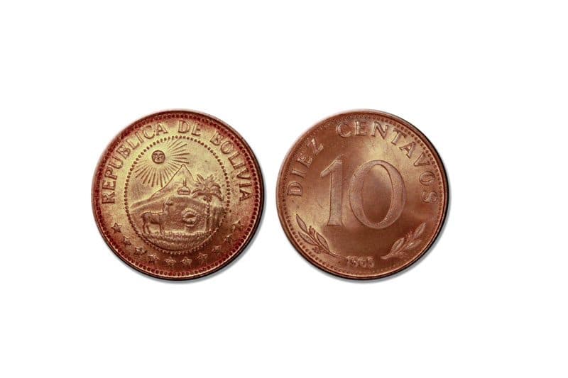 Bolivia KM188(U) 10 Centavos β Lot of 40 representative product image
