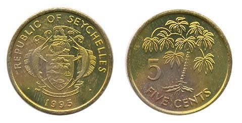 Seychelles KM47.2(U) 5 Cents β Lot of 65 representative product image