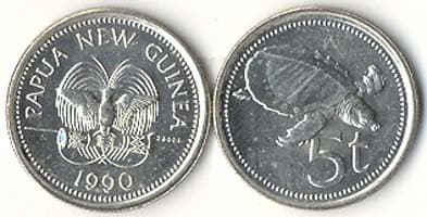 Papua New Guinea KM3a(U) 5 Toea β Lot of 50 representative product image