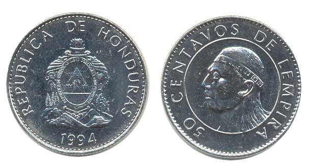 Honduras KM84.a1(U) 50 Centavos β Lot of 65 representative product image