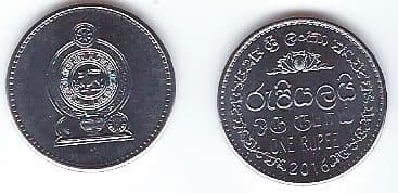 Sri Lanka KMNEW(U) 1 Rupee β Lot of 100 representative product image