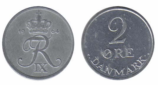 Denmark KM840.2(F-XF) 2 Ore β Lot of 80 representative product image