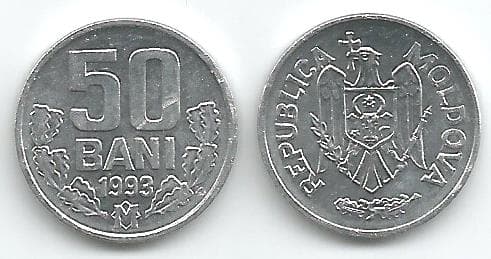 Moldova KM4(U) 50 Bani β Lot of 50 representative product image