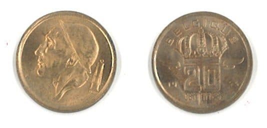 Belgium KM146(U) 20 Centimes β Lot of 35 representative product image