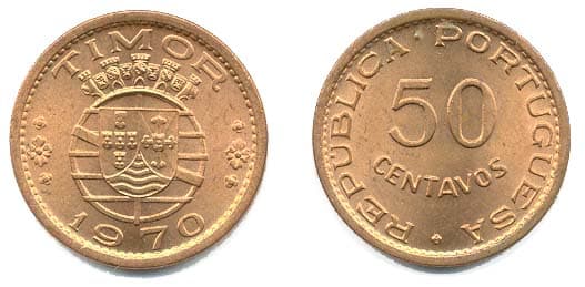 Timor KM18(U) 50 Centavos β Lot of 10 representative product image