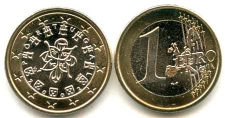 Portugal KM746(U) 1 Port. Euro β Lot of 10 representative product image