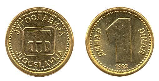 Yugoslavia KM149(U) 1 Dinara β Lot of 65 representative product image