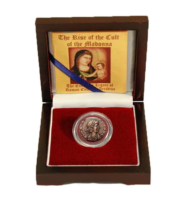 The Rise of the Cult of the Madonna: A Roman Bronze Coin (One-Coin Box) representative product image