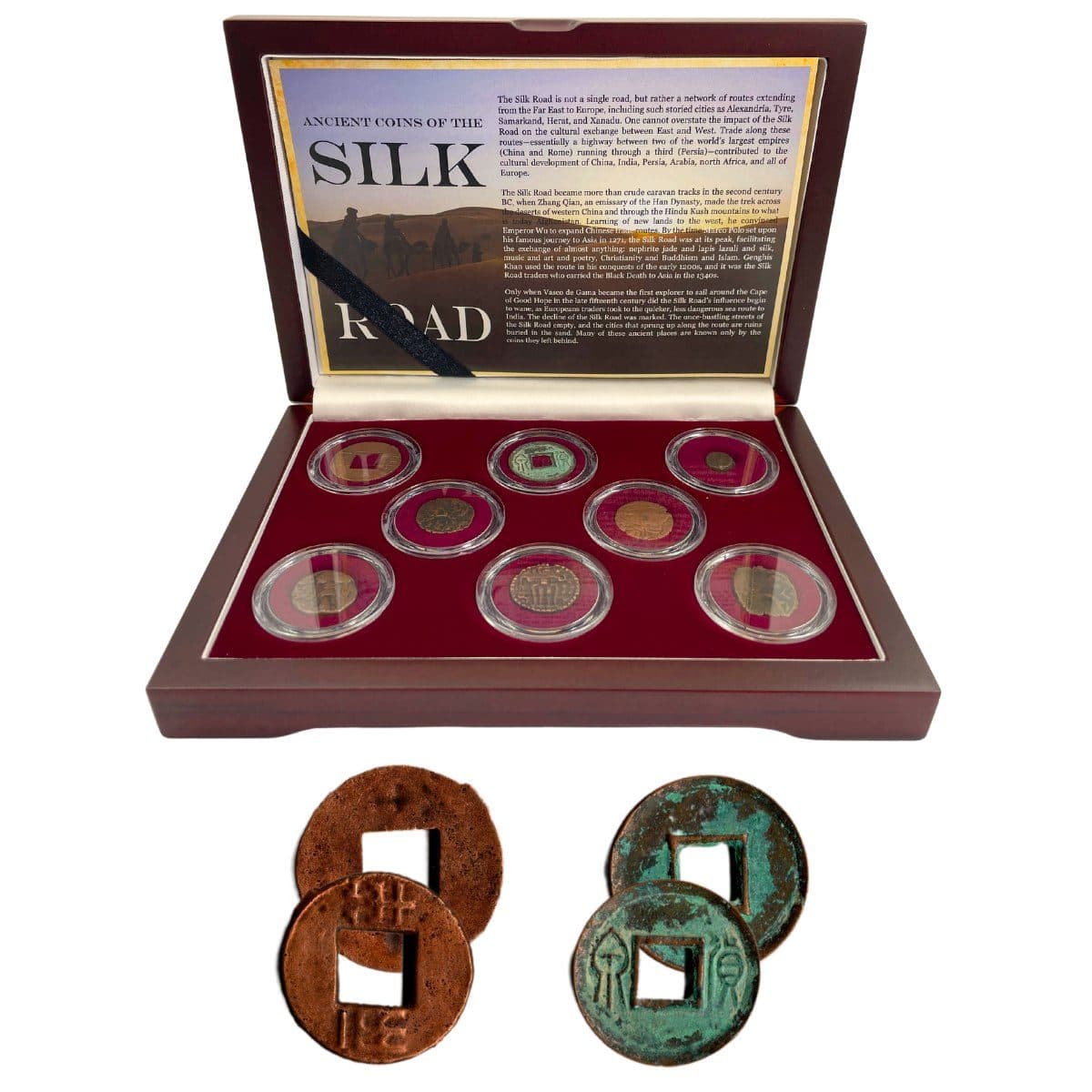 Ancient Coins of the Silk Road: 8 Coin Boxed Collection (Eight-Coin Box) representative product image