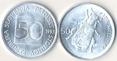 1,000 Slovenia KM3(U) 50 Stotinov Bulk World Coins representative product image