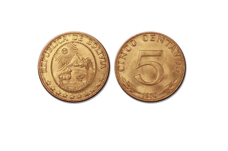 Bolivia KM187(U) 5 Centavos β Lot of 15 representative product image