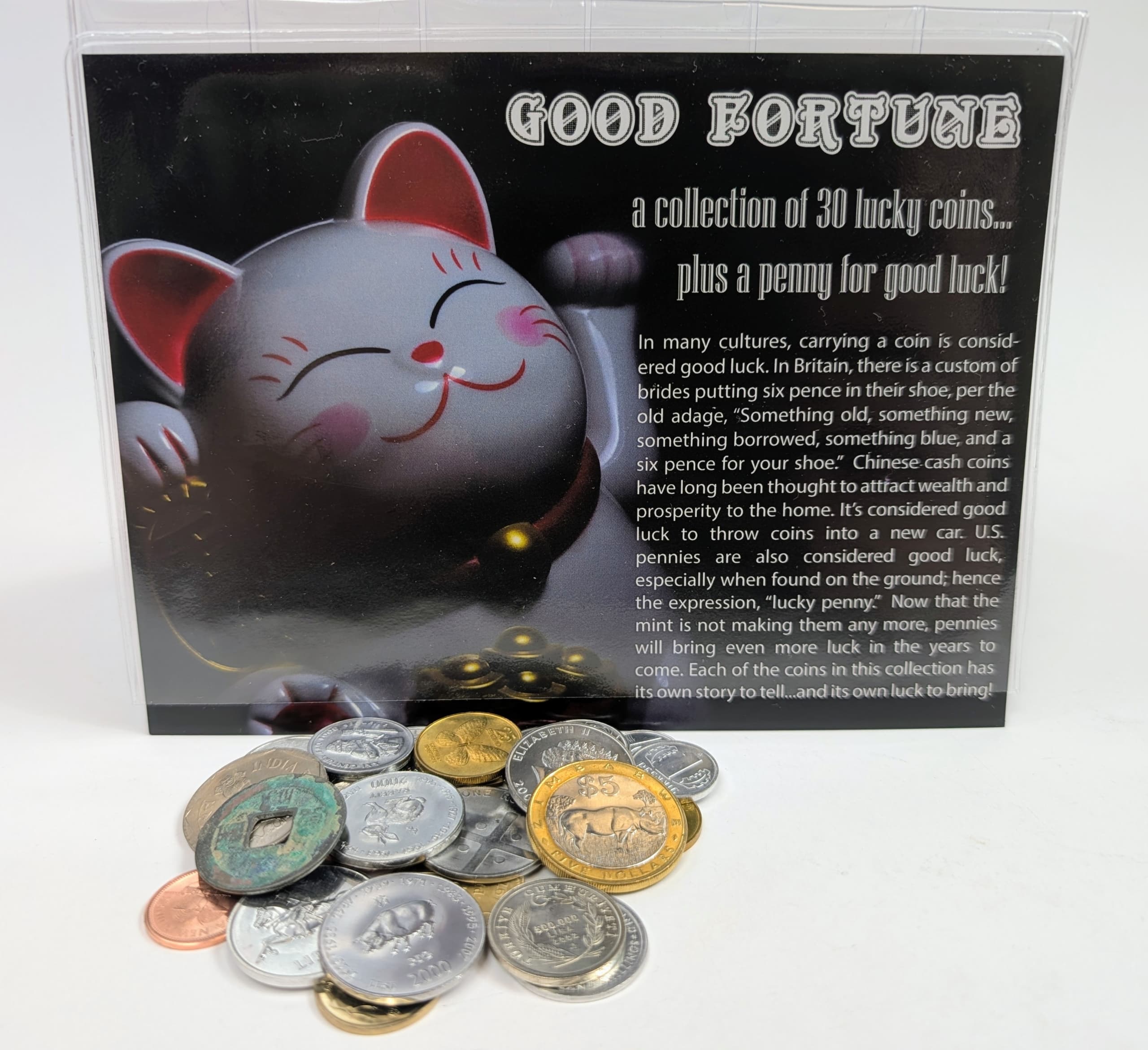 Lucky Coins: A Set of 30 Coins That Bring Luck (C-U) representative product image