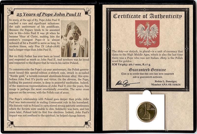 Pope John Paul II 25-Year Anniversary (Album) representative product image