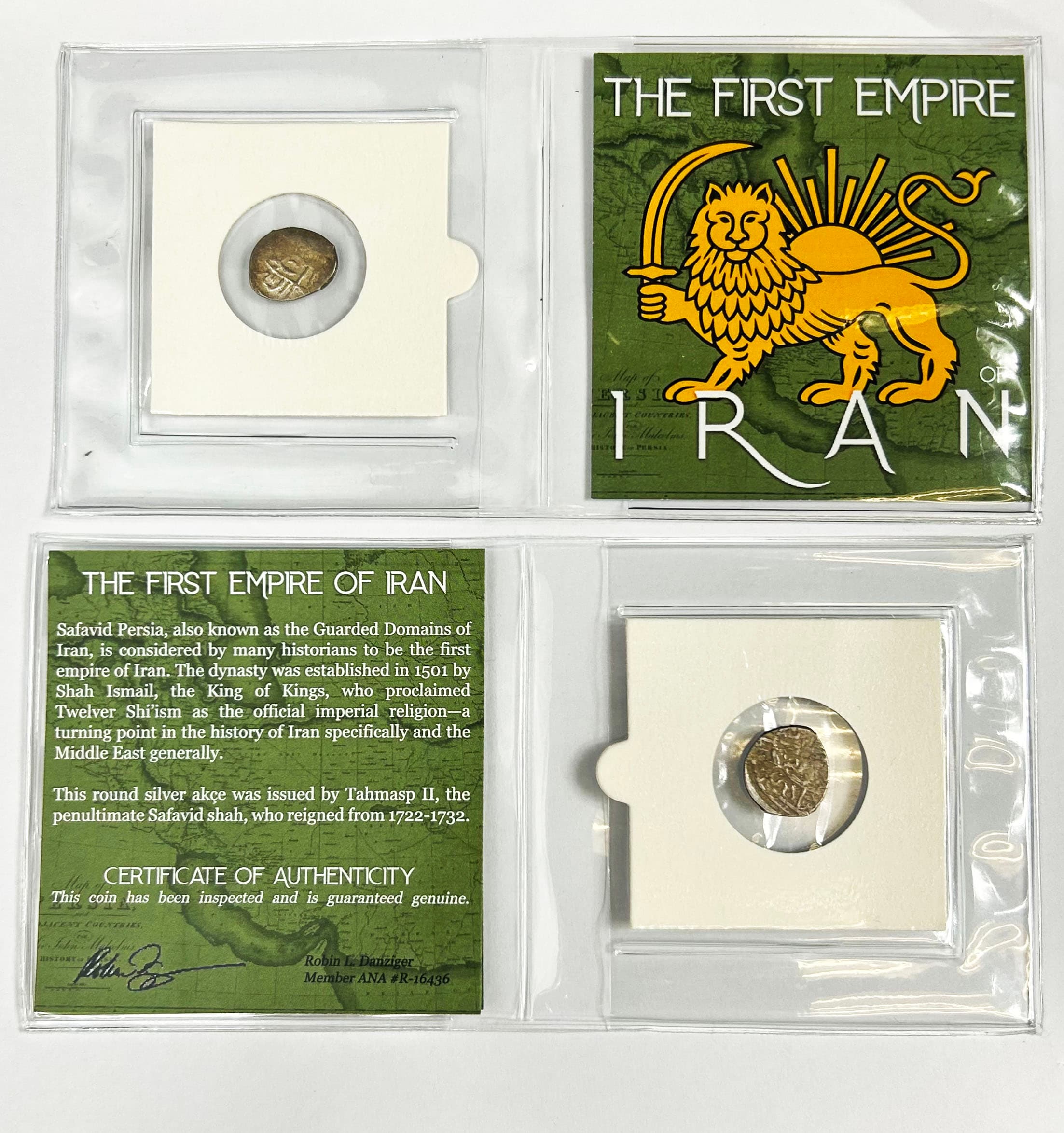 The First Empire of Iran: Silver Coin of the Safavid Empire (Mini) representative product image