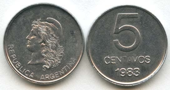 Argentina KM88(U) 5 Centavos β Lot of 60 representative product image