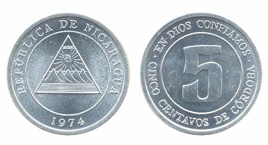 Nicaragua KM28(U) 5 Centavos β Lot of 55 representative product image