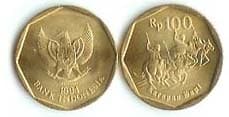 Indonesia KM53(U) 100 Rupiah β Lot of 80 representative product image