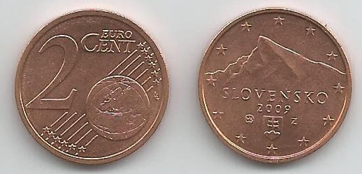Slovak Republic KM96(U) 2 Cents β Lot of 100 representative product image