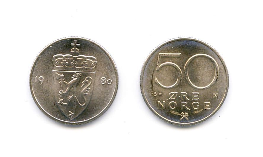 Norway KM418(U) 50 Ore β Lot of 35 representative product image