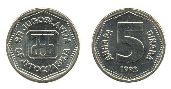 Yugoslavia KM156(U) 5 Dinara β Lot of 55 representative product image