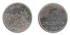 Brazil KM591(U) 5 Cruzerios β Lot of 65 representative product image